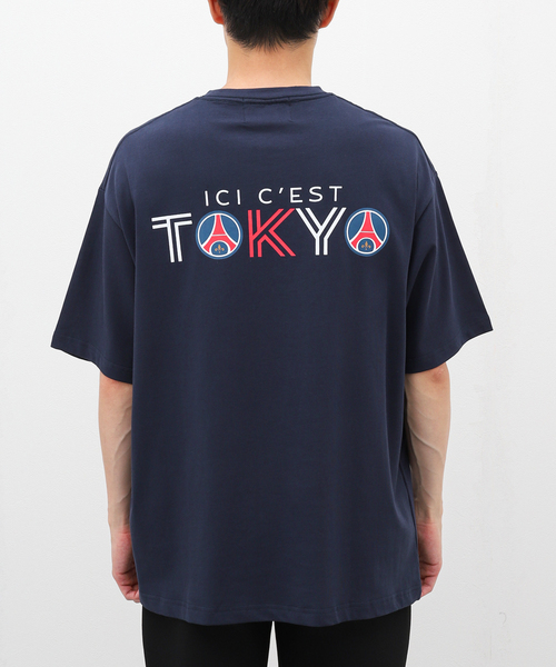 EDIFICE(エディフィス)の「【Paris Saint-Germain】トリコロール インライン プリントTシャツ(Tシャツ/カットソー・メンズ・ホワイト/ネイビー・X-LARGE/SMALL/LARGE/MEDIUM)」の5枚目の写真