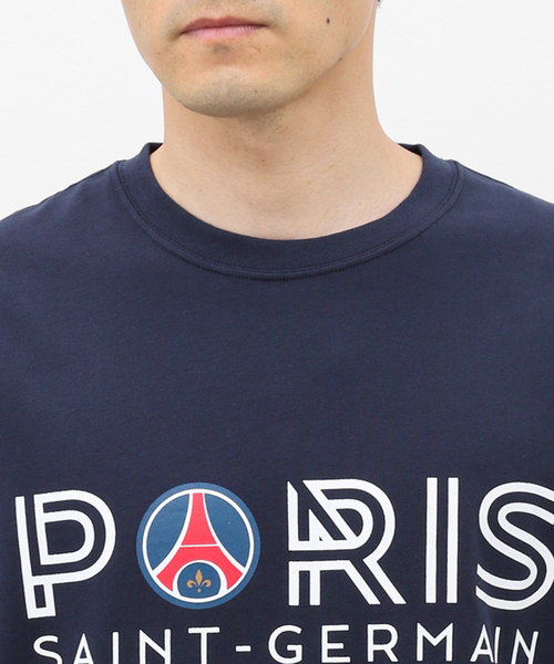 EDIFICE(エディフィス)の「【Paris Saint-Germain】トリコロール インライン プリントTシャツ(Tシャツ/カットソー・メンズ・ホワイト/ネイビー・X-LARGE/SMALL/LARGE/MEDIUM)」の6枚目の写真