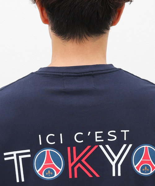 EDIFICE(エディフィス)の「【Paris Saint-Germain】トリコロール インライン プリントTシャツ(Tシャツ/カットソー・メンズ・ホワイト/ネイビー・X-LARGE/SMALL/LARGE/MEDIUM)」の7枚目の写真