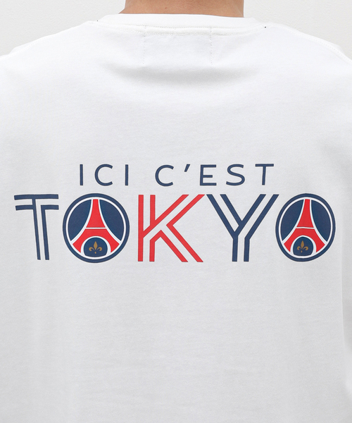 EDIFICE(エディフィス)の「【Paris Saint-Germain】トリコロール インライン プリントTシャツ(Tシャツ/カットソー・メンズ・ホワイト/ネイビー・X-LARGE/SMALL/LARGE/MEDIUM)」の13枚目の写真