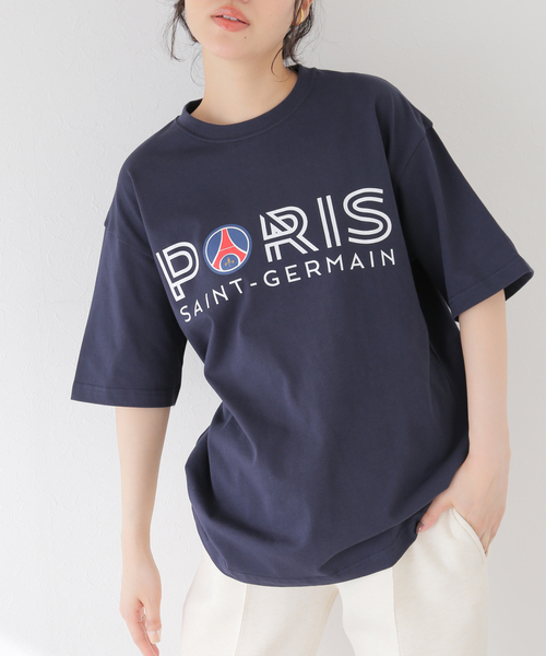 EDIFICE(エディフィス)の「【Paris Saint-Germain】トリコロール インライン プリントTシャツ(Tシャツ/カットソー・メンズ・ホワイト/ネイビー・X-LARGE/SMALL/LARGE/MEDIUM)」の19枚目の写真