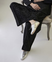 SALON adam et rope' | 【NIPPON CULTURE】ジャガードワイドパンツ(その他パンツ)