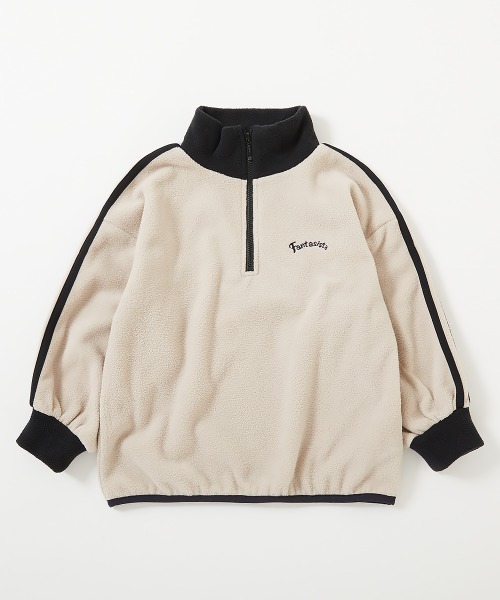 devirock（デビロック）の「エアリーフリース ハーフジップ プルオーバー（スウェット・キッズ・その他3/その他1/その他2/その他4/その他6/その他5/パープル系1/ブルー系1/ベージュ系1・100cm/140cm/160cm/110cm/130cm/120cm/150cm）」の15枚目の写真