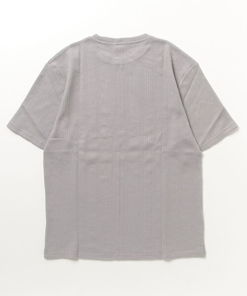 Bling Leads（ブリングリーズ）の「『Bling leads』S/S ワッフルクルーネックTシャツ（Tシャツ/カットソー・レディース・グレー/ホワイト/ブラック・LARGE/MEDIUM）」の8枚目の写真