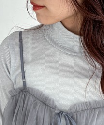 EPIMI E'PIMMY | ハイネックラメカットプルオーバー(Tシャツ/カットソー)