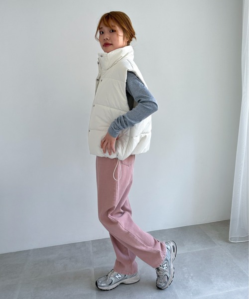 EPIMI E'PIMMY（エピミエピミー）の「ハイネックラメカットプルオーバー（Tシャツ/カットソー・レディース・ブラック/シルバーグレー/オフホワイト・MEDIUM）」の10枚目の写真