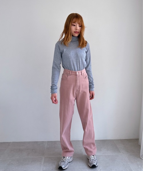 EPIMI E'PIMMY（エピミエピミー）の「ハイネックラメカットプルオーバー（Tシャツ/カットソー・レディース・ブラック/シルバーグレー/オフホワイト・MEDIUM）」の9枚目の写真