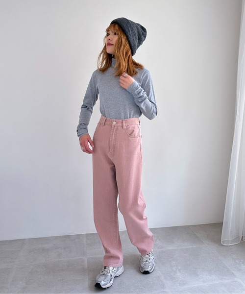 EPIMI E'PIMMY（エピミエピミー）の「ハイネックラメカットプルオーバー（Tシャツ/カットソー・レディース・ブラック/シルバーグレー/オフホワイト・MEDIUM）」の8枚目の写真