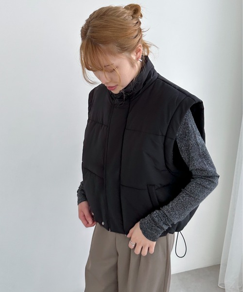 EPIMI E'PIMMY（エピミエピミー）の「ハイネックラメカットプルオーバー（Tシャツ/カットソー・レディース・ブラック/シルバーグレー/オフホワイト・MEDIUM）」の17枚目の写真