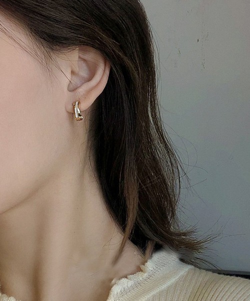 セール】金属アレルギー対応ミニフープピアス（ピアス（両耳用））｜LA
