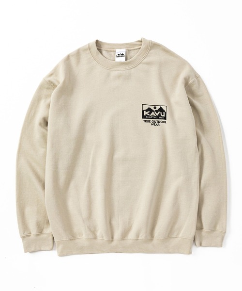 KAVU（カブー）の「KAVU/カブー True Logo Sweat/トゥルーロゴスウェット（スウェット・メンズ・グレー/ブラック/アッシュグレー/パープル/チャコールグレー/ホワイト/ネイビー/サンドベージュ・LARGE/X-LARGE/MEDIUM）」の20枚目の写真