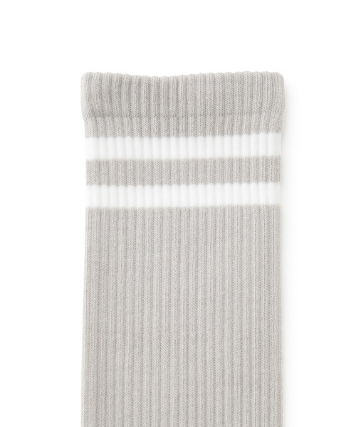 UMBRO(アンブロ)の「【UMBROxBELPERxM】LOGO SOCKS(ソックス/靴下・レディース・オリーブ/ライトグレー・M/L)」の9枚目の写真