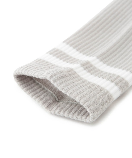 UMBRO(アンブロ)の「【UMBROxBELPERxM】LOGO SOCKS(ソックス/靴下・レディース・オリーブ/ライトグレー・M/L)」の12枚目の写真