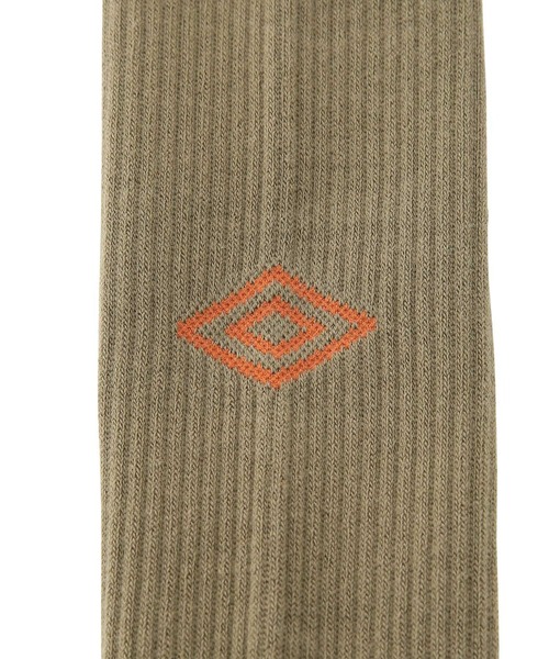 UMBRO(アンブロ)の「【UMBROxBELPERxM】LOGO SOCKS(ソックス/靴下・レディース・オリーブ/ライトグレー・M/L)」の15枚目の写真
