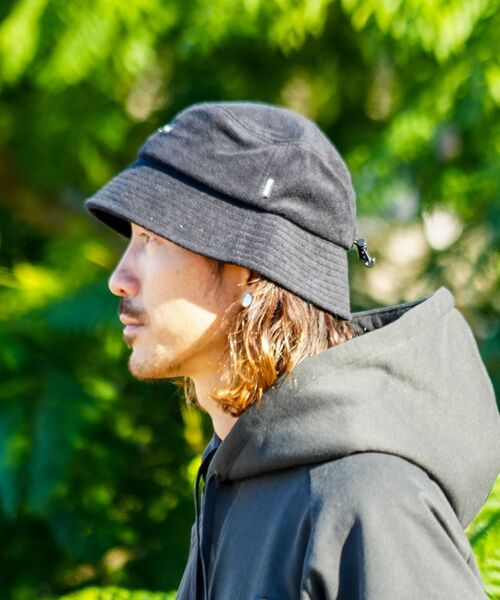 BEN DAVIS（ベンデイビス）の「【BEN DAVIS/ベンデイビス】パイル　バケットハット BDW-8673　ワンポイントロゴ刺繍（ハット・メンズ・ホワイト/ブラック・FREE）」の7枚目の写真