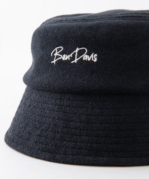 BEN DAVIS（ベンデイビス）の「【BEN DAVIS/ベンデイビス】パイル　バケットハット BDW-8673　ワンポイントロゴ刺繍（ハット・メンズ・ホワイト/ブラック・FREE）」の13枚目の写真