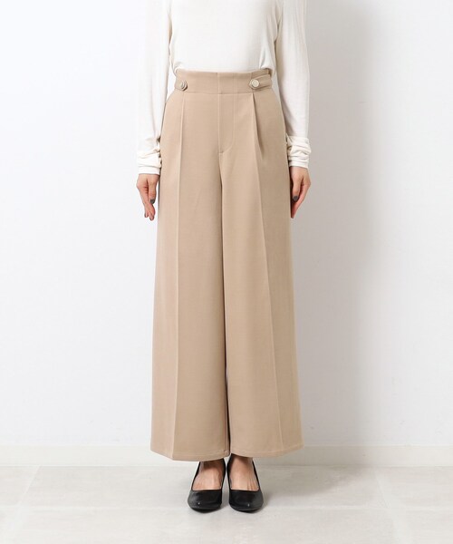 DRESKIP（ドレスキップ）の「◆きっと虜になる　あったかジャージ両面起毛 タブ付パンツ【SHOO WARM】（その他パンツ・レディース・グリーン系/ライトベージュ/ブラック/サンドベージュ・03/04/02）」の14枚目の写真