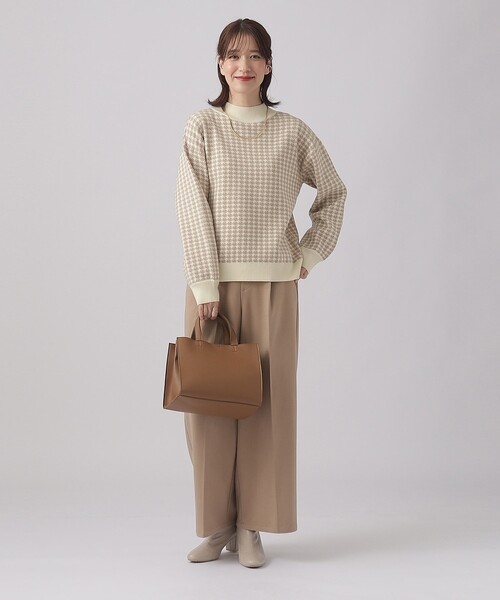 DRESKIP（ドレスキップ）の「◆きっと虜になる　あったかジャージ両面起毛 タブ付パンツ【SHOO WARM】（その他パンツ・レディース・グリーン系/ライトベージュ/ブラック/サンドベージュ・03/04/02）」の19枚目の写真