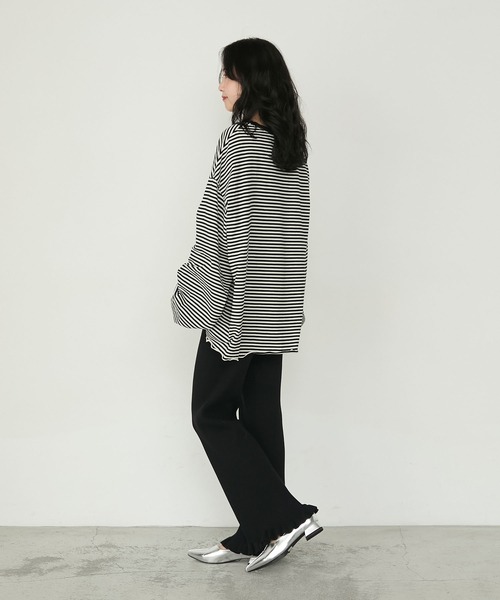 セール】【forksy.】エブリデイリブニットフリルパンツ（その他パンツ