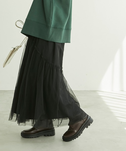 Chaco closet（チャコ クローゼット）の「レースアップトラックソールミドルブーツ（ブーツ・レディース・ダークブラウン/ブラック・M/L/S）」の20枚目の写真