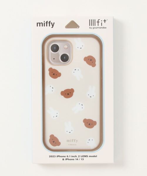 Miffy( ミッフィー)の「miffy/ミッフィー IIIIfit iPhone 15/14/13 対応ケース(スマホケース/カバー・レディース・ベージュ/ホワイト/グレー・ONE SIZE)」の8枚目の写真