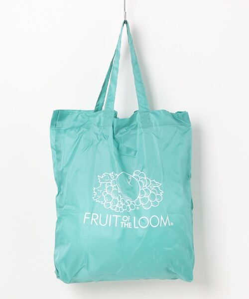 IO(イオ)(イオ)の「FRUIT OF THE LOOM/ パッカブルトートバック PACABLE TOTE BAG-14575500(トートバッグ・レディース・ブラック/イエロー/グリーン・ONESIZE)」の1枚目の写真