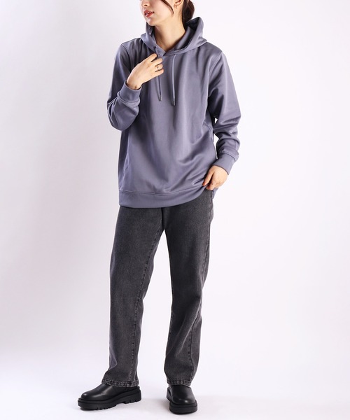 URBAN SQUARE（アーバンスクエア）の「URBAN SQUARE フィラメント 裏毛 長袖 プルパーカー（パーカー・メンズ・ネイビー/グレイッシュベージュ/オフホワイト/ブルーグレー・M/LL/L）」の11枚目の写真