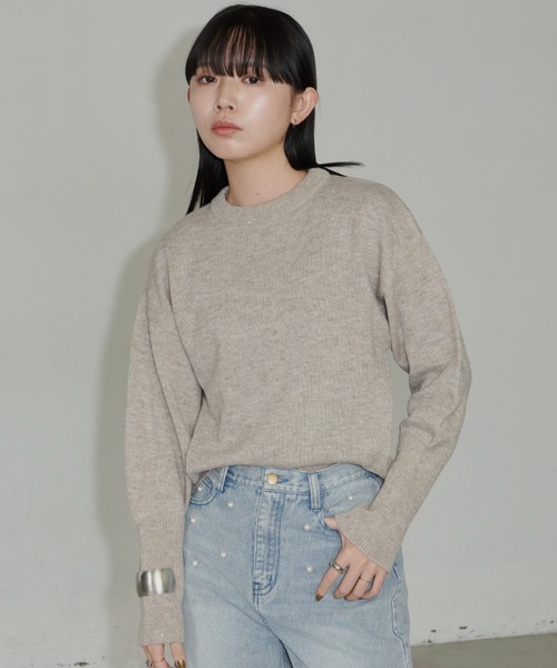 セール】【新色追加】ラメスパンコールニット（ニット/セーター