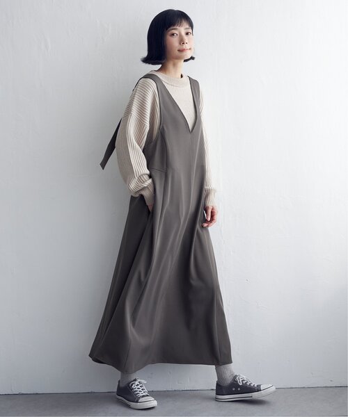 Ｖネック２ＷＡＹジャンスカ（ジャンパースカート）｜LBC（エルビーシー）