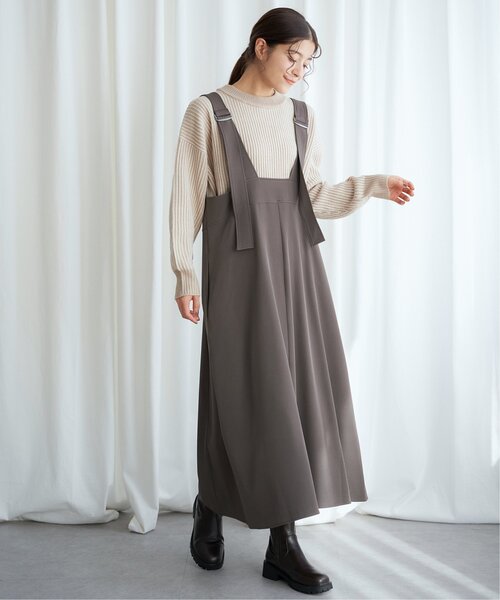 Ｖネック２ＷＡＹジャンスカ（ジャンパースカート）｜LBC（エルビーシー）