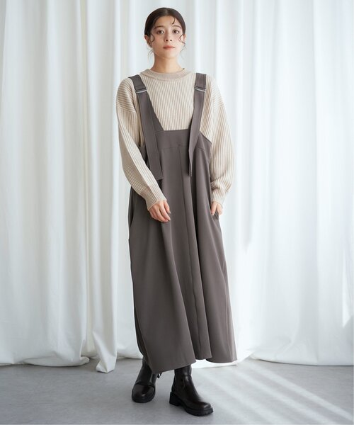 Ｖネック２ＷＡＹジャンスカ（ジャンパースカート）｜LBC（エルビーシー）