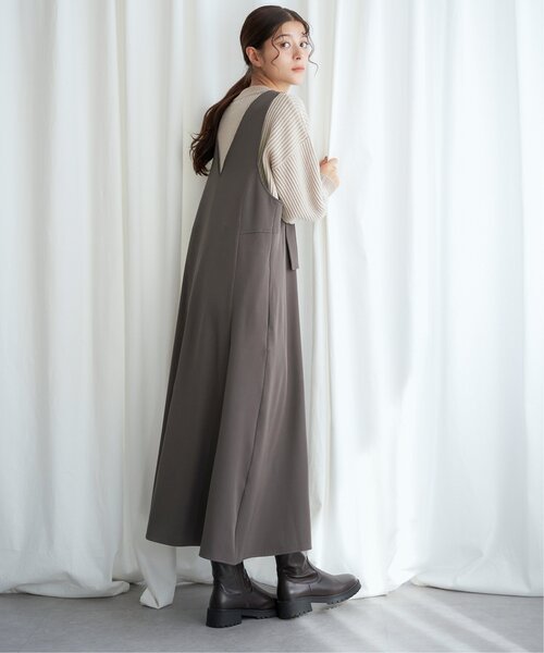 Ｖネック２ＷＡＹジャンスカ（ジャンパースカート）｜LBC（エルビーシー）