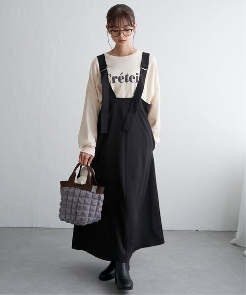 Ｖネック２ＷＡＹジャンスカ（ジャンパースカート）｜LBC（エルビーシー）