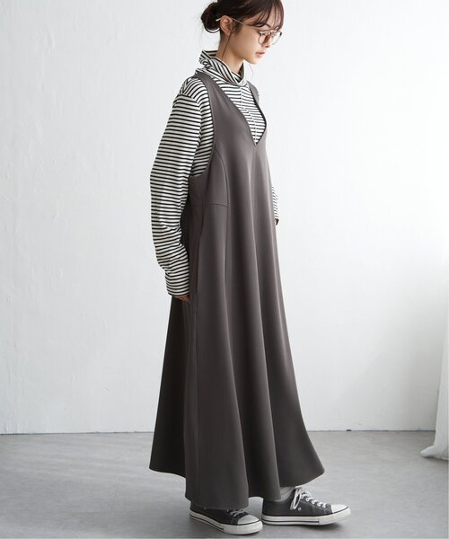 Ｖネック２ＷＡＹジャンスカ（ジャンパースカート）｜LBC（エルビーシー）