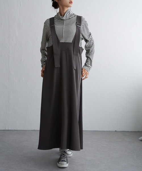 Ｖネック２ＷＡＹジャンスカ（ジャンパースカート）｜LBC（エルビーシー）