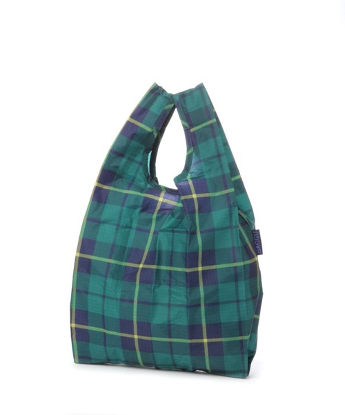 LEPSIM(レプシィム)の「BABY BAGGU タータン 985245(エコバッグ/サブバッグ・レディース・グリーン/レッド・ONE SIZE)」の2枚目の写真