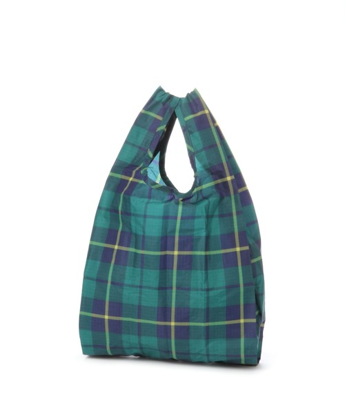 LEPSIM(レプシィム)の「BABY BAGGU タータン 985245(エコバッグ/サブバッグ・レディース・グリーン/レッド・ONE SIZE)」の4枚目の写真