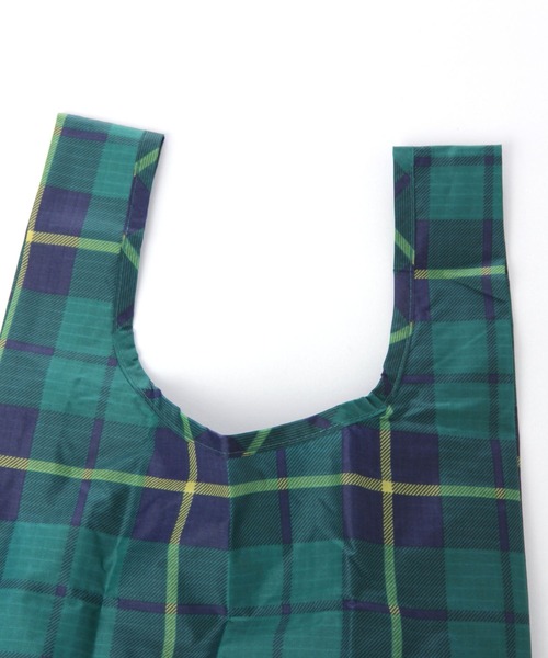 LEPSIM(レプシィム)の「BABY BAGGU タータン 985245(エコバッグ/サブバッグ・レディース・グリーン/レッド・ONE SIZE)」の6枚目の写真