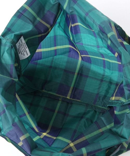 LEPSIM(レプシィム)の「BABY BAGGU タータン 985245(エコバッグ/サブバッグ・レディース・グリーン/レッド・ONE SIZE)」の8枚目の写真