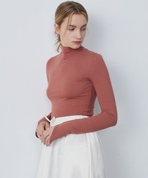 ELOOPS（イーループス）の「【ELOOPS】1枚でも重ね着でも◎ スムースハイネックインナー（Tシャツ/カットソー）」