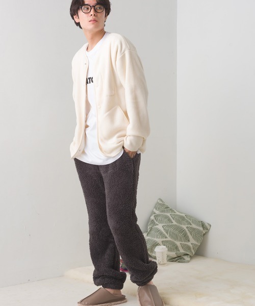 OMNES(オムネス)の「メンズあったかふわシャギーパンツ(その他パンツ・メンズ・チャコール/ネイビー・MEDIUM/LARGE)」の1枚目の写真
