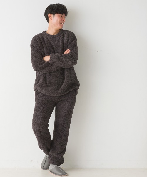 OMNES(オムネス)の「メンズあったかふわシャギーパンツ(その他パンツ・メンズ・チャコール/ネイビー・MEDIUM/LARGE)」の11枚目の写真
