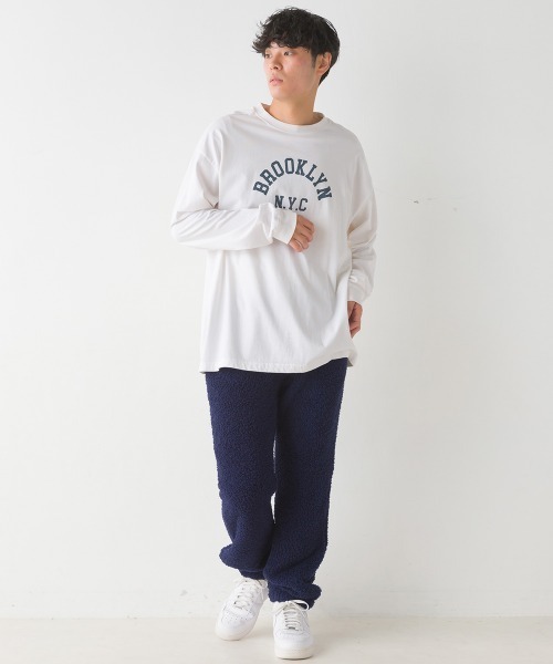 OMNES(オムネス)の「メンズあったかふわシャギーパンツ(その他パンツ・メンズ・チャコール/ネイビー・MEDIUM/LARGE)」の14枚目の写真