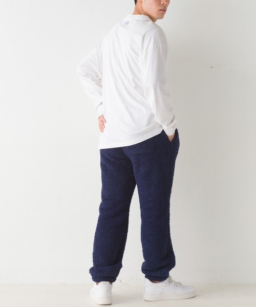 OMNES(オムネス)の「メンズあったかふわシャギーパンツ(その他パンツ・メンズ・チャコール/ネイビー・MEDIUM/LARGE)」の10枚目の写真
