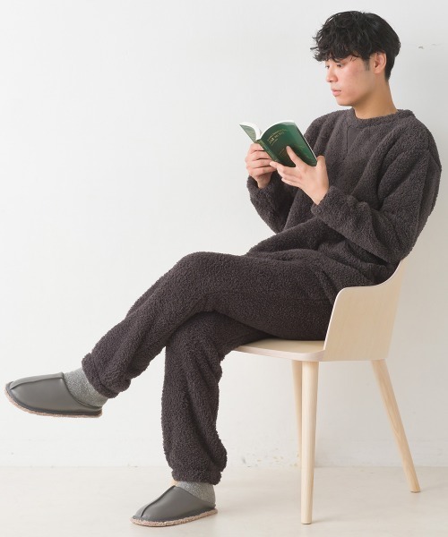 OMNES(オムネス)の「メンズあったかふわシャギーパンツ(その他パンツ・メンズ・チャコール/ネイビー・MEDIUM/LARGE)」の20枚目の写真