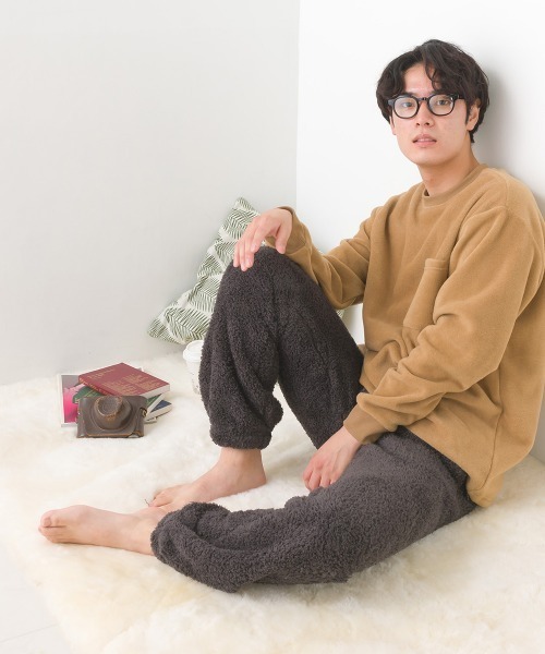 OMNES(オムネス)の「メンズあったかふわシャギーパンツ(その他パンツ・メンズ・チャコール/ネイビー・MEDIUM/LARGE)」の18枚目の写真