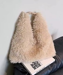 Fluffy tote bag / ボリュームファートート