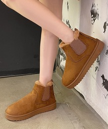 【新色追加】ムートンブーツ ブーツ モカシン 冬靴