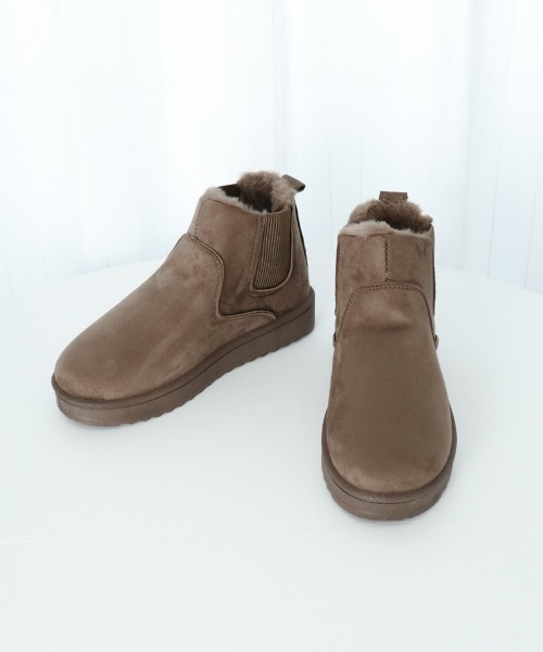 ムートンブーツブーツモカシン冬靴