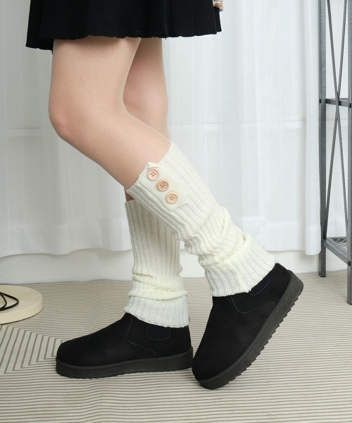 Miniministore（ミニミニストア）の「【新色追加】ムートンブーツ ブーツ モカシン 冬靴（ブーツ・レディース・アイボリー/ブラック/ブラウン/キャメル・24.5cm/23.5cm/24.0cm/23.0cm/22.5cm/25.0cm）」の10枚目の写真